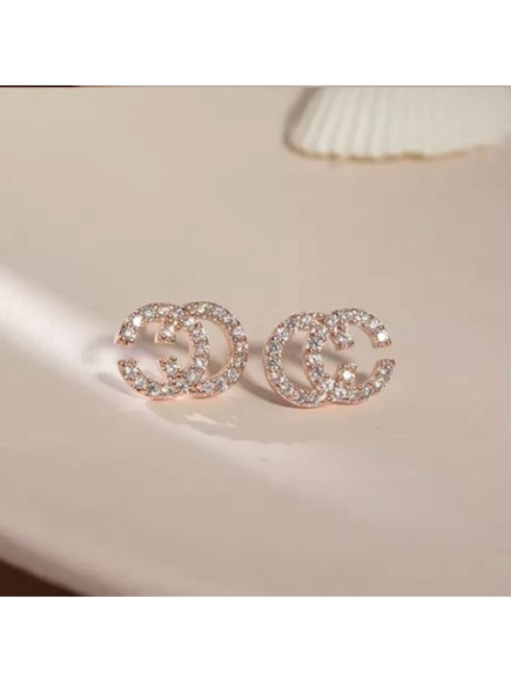 CC zircon crystal earrings - Picture 9 of 11